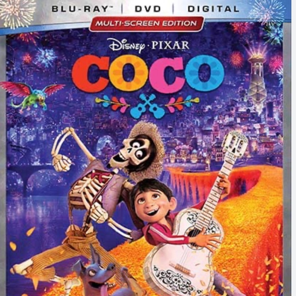 Disney Pixar Coco DVD Blu-ray